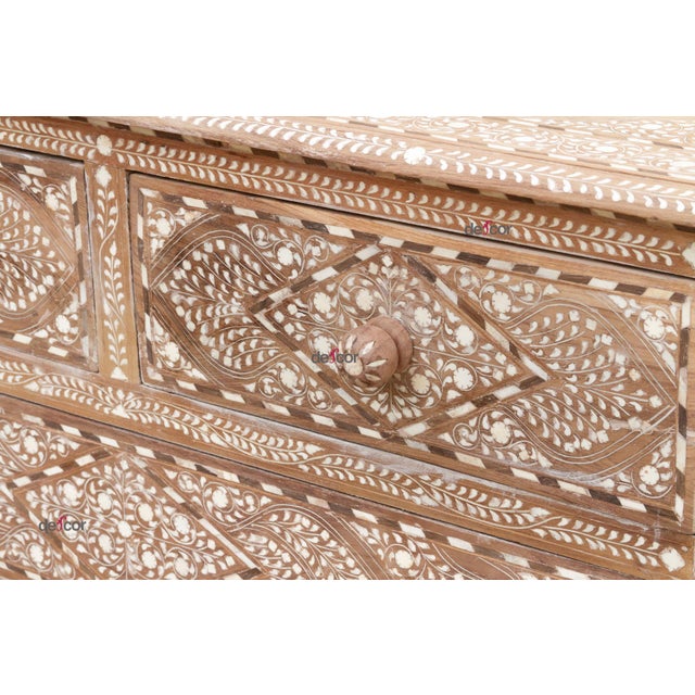 1960s Heirloom Finely Inlay Chest of Drawers For Sale - Image 5 of 10