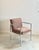 Newly Upholstered Minimalist Milo Baughman-Style Chrome Armchairs, Set of 4 For Sale - Image 12 of 18