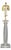 1980s Karl Springer Acrylic Greek Column Table Lamp For Sale