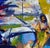 Abstract Expressionism Promise of Spring Eagle San Francisco Abstract Expressionist Oil on Canvas by Kristin Cohen For Sale - Image 3 of 5