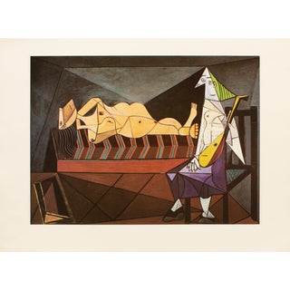 1971 After Pablo Picasso, "Serenade" Period Parisian Full-Color Print For Sale