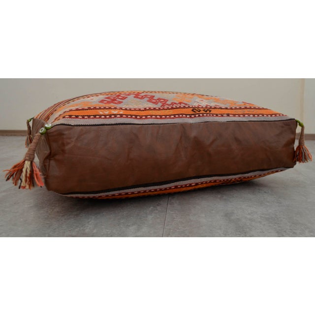 Turkish Hand Woven Floor Cushion Cover - 30? X 30? Chairish