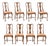 Queen Anne Style Walnut Dining Chairs, 8 For Sale