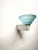 Blue Light Blue Glass Wall Lamp from Leucos, 1980s For Sale - Image 8 of 8