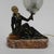 Glass Art Deco Desk Lamp with Woman and Globe, 1920s For Sale - Image 7 of 18