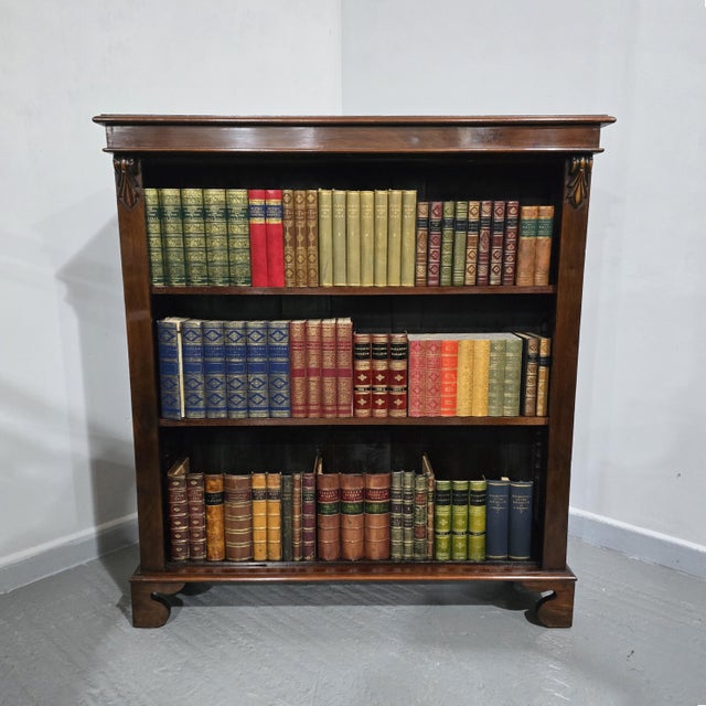 Victorian Mahogany Open Adjustable Library Bookcase, 1880 For Sale - Image 11 of 11
