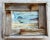 Abstract "The Gulf", Oil Painting, by Van Ness, Barn Wood Frame, Coastal Art For Sale - Image 3 of 4