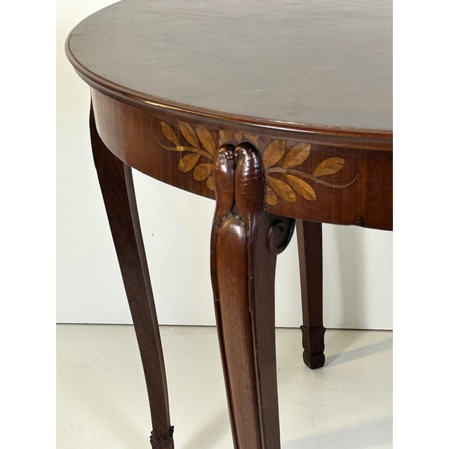Art Nouveau Five-Legged Table with Parrots, 1890s For Sale - Image 11 of 18