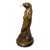 Share Vintage Hand Carved Wood Metal Standing Sea Otter Animal Sculpture Statue Figure For Sale