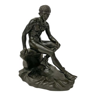 'Seated Hermes', a 19th Century Italian Grand Tour Bronze For Sale