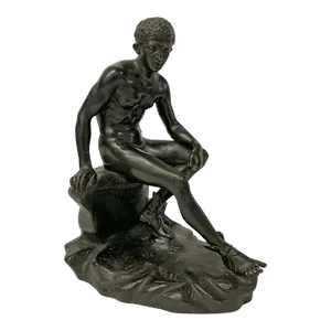 'Seated Hermes', a 19th Century Italian Grand Tour Bronze