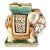Vintage Chinese Ceramic Elephant Ashtray For Sale