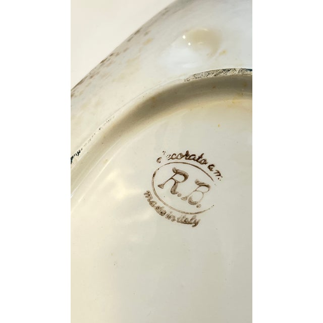 Vintage R. Blanche Fish 3 Piece Serving Set (Italy) For Sale - Image 12 of 13