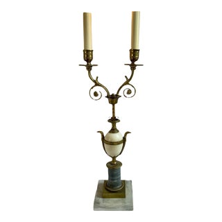 Louis XVI Period Candelabra Lamp For Sale