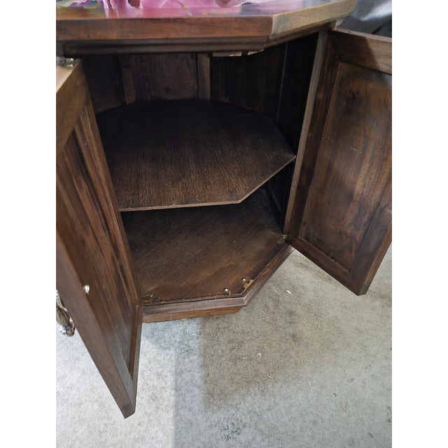 Vintage 1970's Hand Carved Camphor Wood 3 Piece Coffee Table Set For Sale - Image 13 of 16