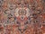 Antique Heriz Karajeh Rug, Hand-Knotted Wool, Geometric Design, Brick & Navy, 9x12 For Sale - Image 4 of 10