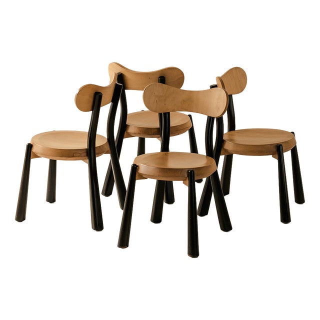 Dining Chairs, France, 1980s, Set of 4 For Sale