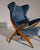 Blue Fiorenza Chair by Franco Albini for Arflex, 1960 For Sale - Image 8 of 14