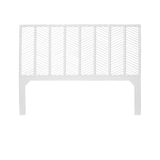 Not Yet Made - Made To Order Liam Platform Bed King - White For Sale - Image 5 of 12