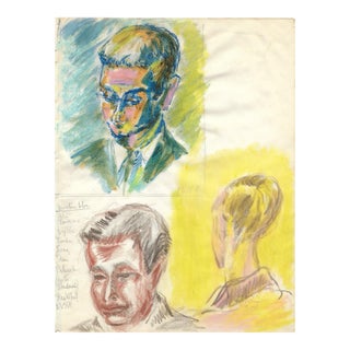 1955 Marianna Van Rossen Hoogendyk Portrait Studies For Sale