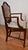 Wood 1920 Antique English Solid Walnut Shield-Back Set of Six Dining Chairs For Sale - Image 7 of 18