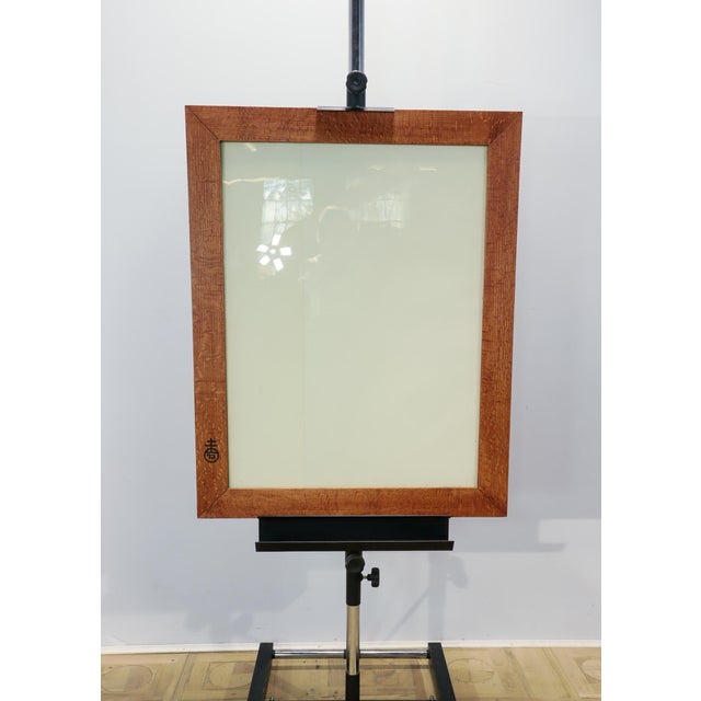 Large Roycrofters American Arts & Crafts Quarter Sawn Oak Picture/Mirror Frame For Sale - Image 4 of 7