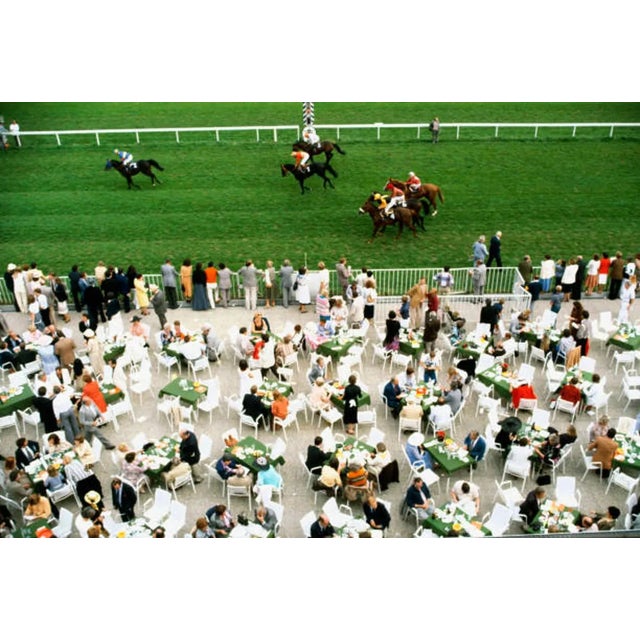 Slim Aarons, Racing at Baden Baden, Estate Stamped Photographic Print, 1978 / 2020s For Sale