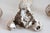 French Early 18th Century Rococo Gray and Cream Painted Candlesticks, Sold Each For Sale In Atlanta - Image 6 of 6