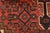 Hamedan Rug 4'3'' X 6'5'' Red Wool Vintage Tribal Hand-Knotted Oriental Carpet For Sale - Image 10 of 15