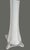 Mid-Century Modern Vintage Hand Blown Art Glass Blue Green & White Jack-in-the-Pulpit Bud Vase 11'' For Sale - Image 3 of 8