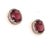 Natural Tourmaline Diamond Stud Earrings 14k WG 5.85 TCW Certified For Sale - Image 9 of 9