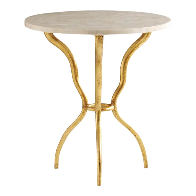 Maitland-Smith Myst Round Lamp Table For Sale