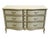 French Provincial Drexel Furniture Touraine Collection Custom Cream Pained Country French Provincial 54" Double Dresser 200-120-1 For Sale - Image 3 of 15