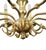 Vintage retro large ormolu brass chandelier – 10 light / arm, fine quality a striking and grand c.1960 ormolu brass...