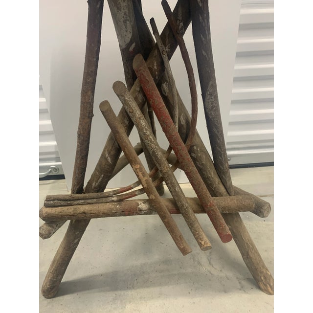 Early 20th Century Early 20th Century American Adirondack Table For Sale - Image 5 of 12