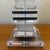 Karl Springer 1970s Karl Springer Stacked Lucite Table Lamp For Sale - Image 4 of 10