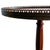 Antique French Neoclassical Mahogany Sunburst Inlaid Oval Side Table With Pierced Brass Gallery, Circa 1900 For Sale - Image 11 of 14