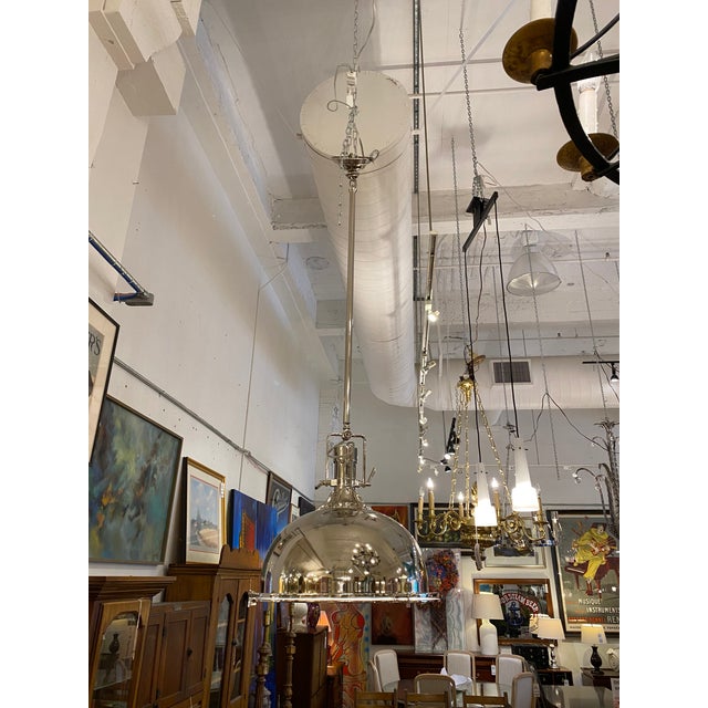 Restoration Hardware Harmon Light Pendant in Polished Nickel Chairish