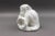 Robert Ullmann Royal Vienna Augarten Wien Austria White Porcelain Sitting Monkey #1722. Measures approximately 5 1/8"...