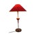 An exceptional and very rare table lamp from the Memphis era. This postmodern lamp was designed and manufactured by...