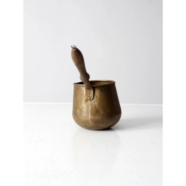 Antique Copper Spouted Pot For Sale - Image 4 of 11