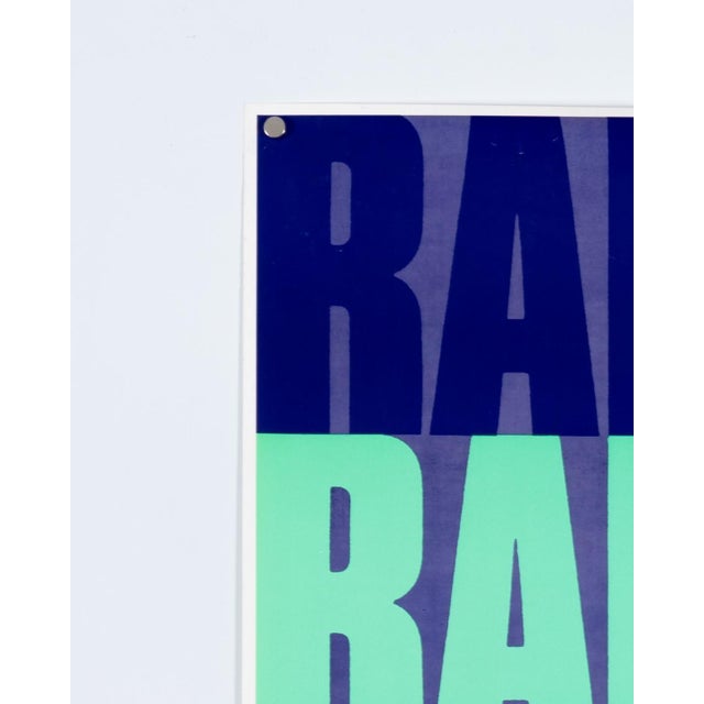 Blue Ramones in Hamburg Concert Poster, 1989 For Sale - Image 8 of 9