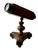 A charming vintage Italian parlor kaleidoscope dating to the mid 20th century, circa 1950s. Crafted of richly patinated...