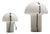 Lido Glass Mushroom Table Lamps from Peill & Putzler, Germany 1970s, Set of 2 For Sale