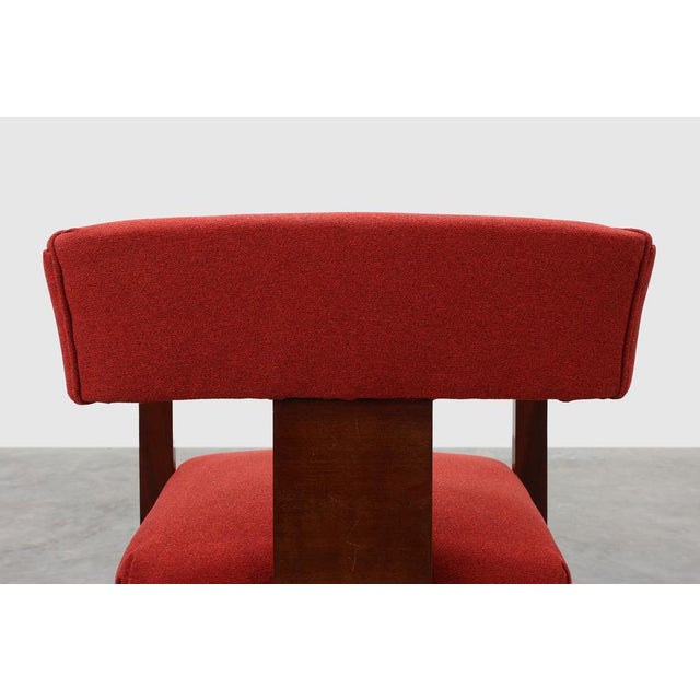 Art Deco Red Chair, Belgium, 1920 For Sale - Image 12 of 14