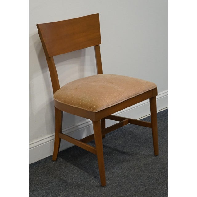 HIGH END VINTAGE Maple MCM Mid Century Modern Inspired Contemporary Dining Side Chair 33.5" High 25.25" Wide 22" Deep...