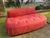 Cashmere Rubies Leather Two-Seater Mademoiselle Sofa by Matteo Thun and Antonio Rodriguez for Baxter, 1960s For Sale - Image 9 of 18