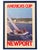 Vintage 1980 America’s Cup Newport New York Yacht Club Framed Sailing Poster For Sale - Image 12 of 12