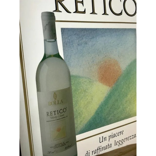 Vintage Italian Bolla Retico Wine Mirror For Sale - Image 4 of 13