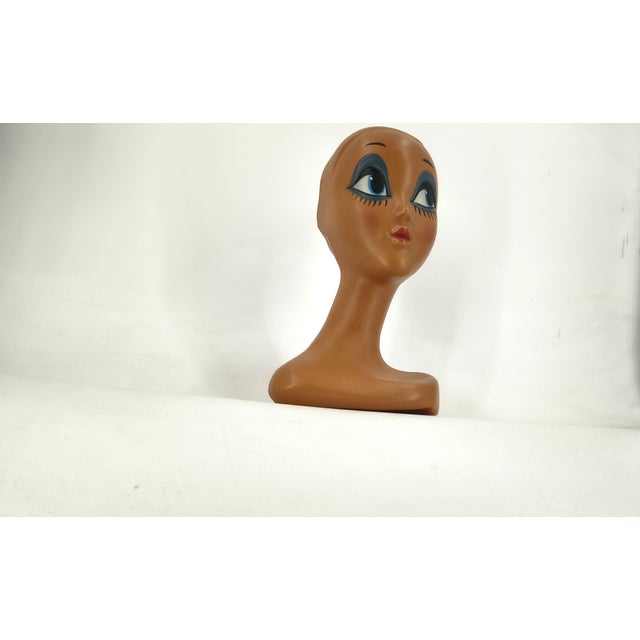 1970s Vintage Twiggy Mannequin Head, 1970s For Sale - Image 5 of 8